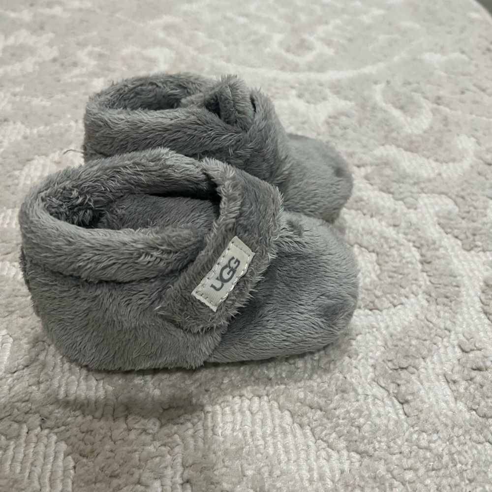 UGG Soft Gray Infant Booties